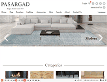 Tablet Screenshot of pasargad.com